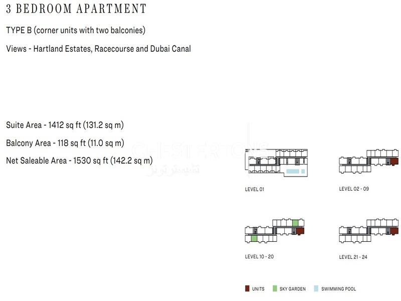 Image of Apartment - 3 Bedrooms - 4 Bathrooms for Sale in Mohammed Bin Rashid City-Dubai-United Arab Emirates, Image 27